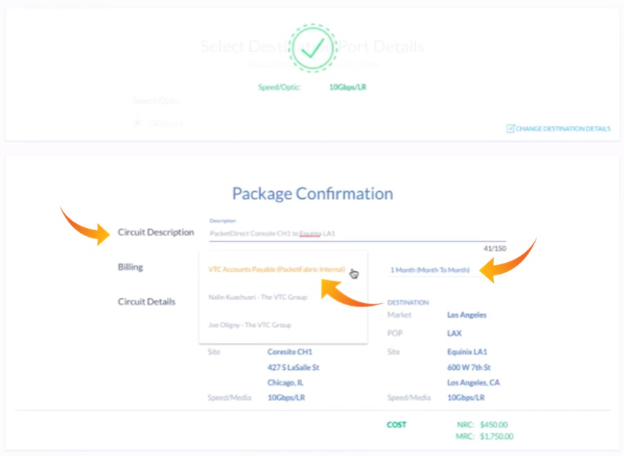 Package Confirmation