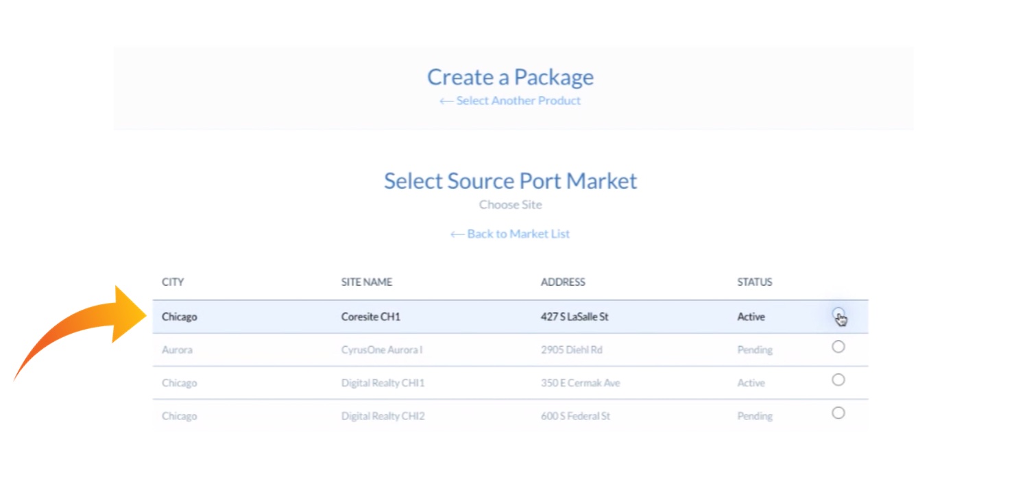 Select Source Port Market